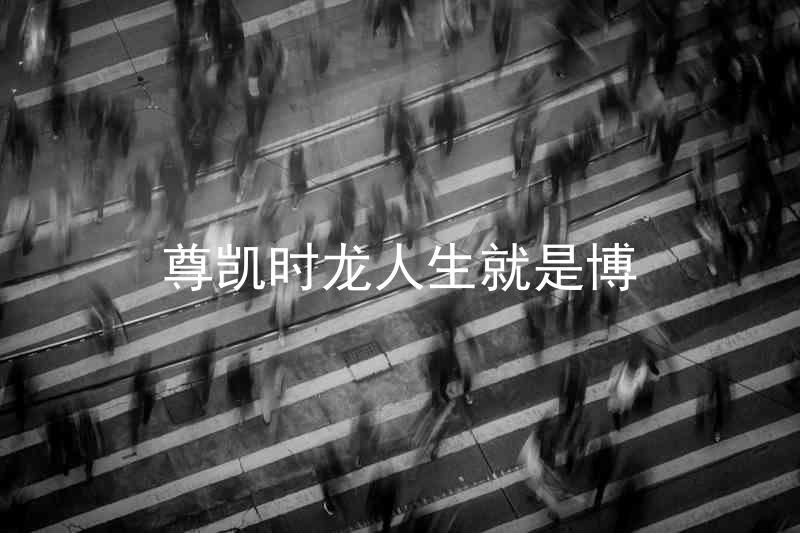 尊凯时龙人生就是博